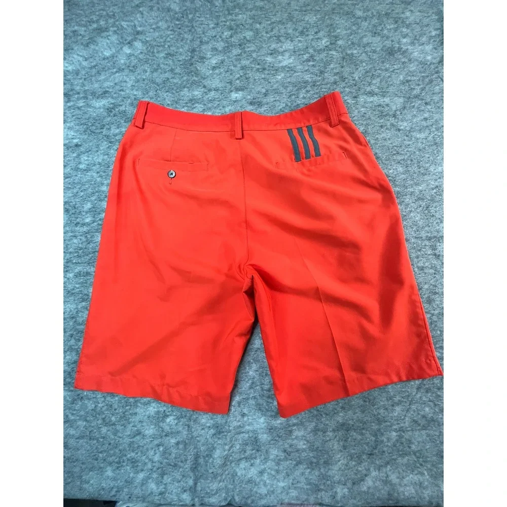 ADIDAS Mens 32‎ Golf Shorts Orange Red 10